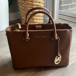 Michael Kors Cognac Tote w/ CrossBody Strap